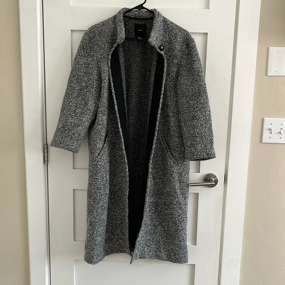 Long heavy forever 21 coat